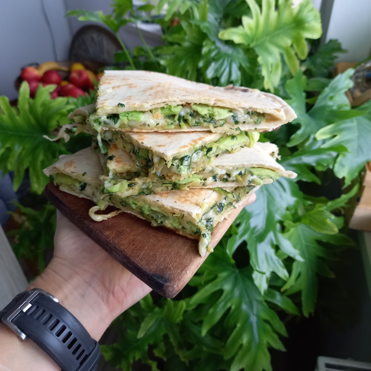 Zielona piada z cukinią i&nbsp;awokado